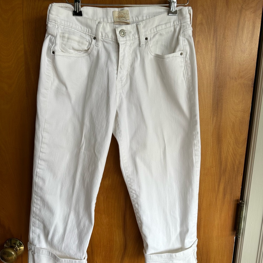 Levi's White Cropped Women’s Jeans